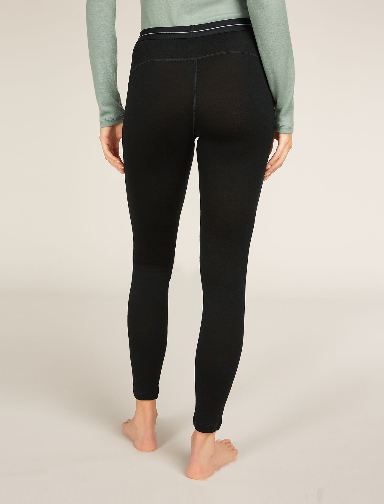 Icebreaker Merino 260 Tech Leggings (Women's) - Black - Find Your Feet Australia Hobart Launceston Tasmania