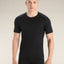Icebreaker Merino 200 Oasis SS Crew Neck (Men's) - Black - Find Your Feet Australia Hobart Launceston Tasmania