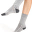 Icebreaker Merino Hike+ Medium Crew Socks (Women's) - Blizzard/Heather - Find Your Feet Australia Hobart Launceston Tasmania