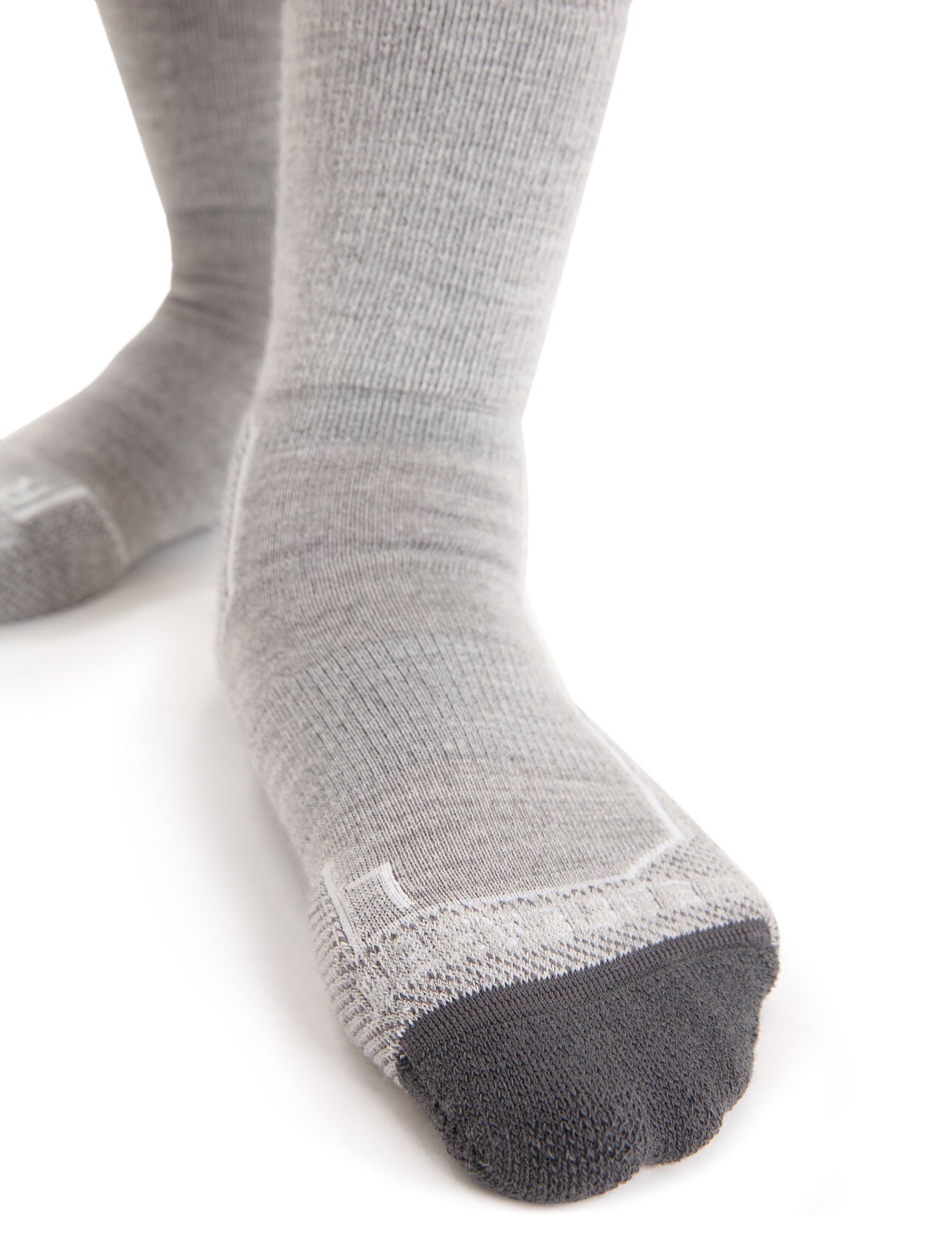 Icebreaker Merino Hike+ Medium Crew Socks (Women's) - Blizzard/Heather - Find Your Feet Australia Hobart Launceston Tasmania