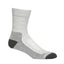 Icebreaker Merino Hike+ Light Crew Socks (Men's) - Blizzard/Heather - Find Your Feet Australia Hobart Launceston Tasmania
