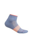 Icebreaker Merino Multisport Light Mini Socks (Women's) - Kyanite/Tang - Find Your Feet Australia Hobart Launceston Tasmania