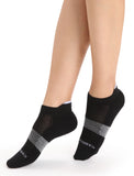 Icebreaker Merino Multisport Light Micro Socks (Women's) - Black/Snow - Find Your Feet Australia Hobart Launceston Tasmania