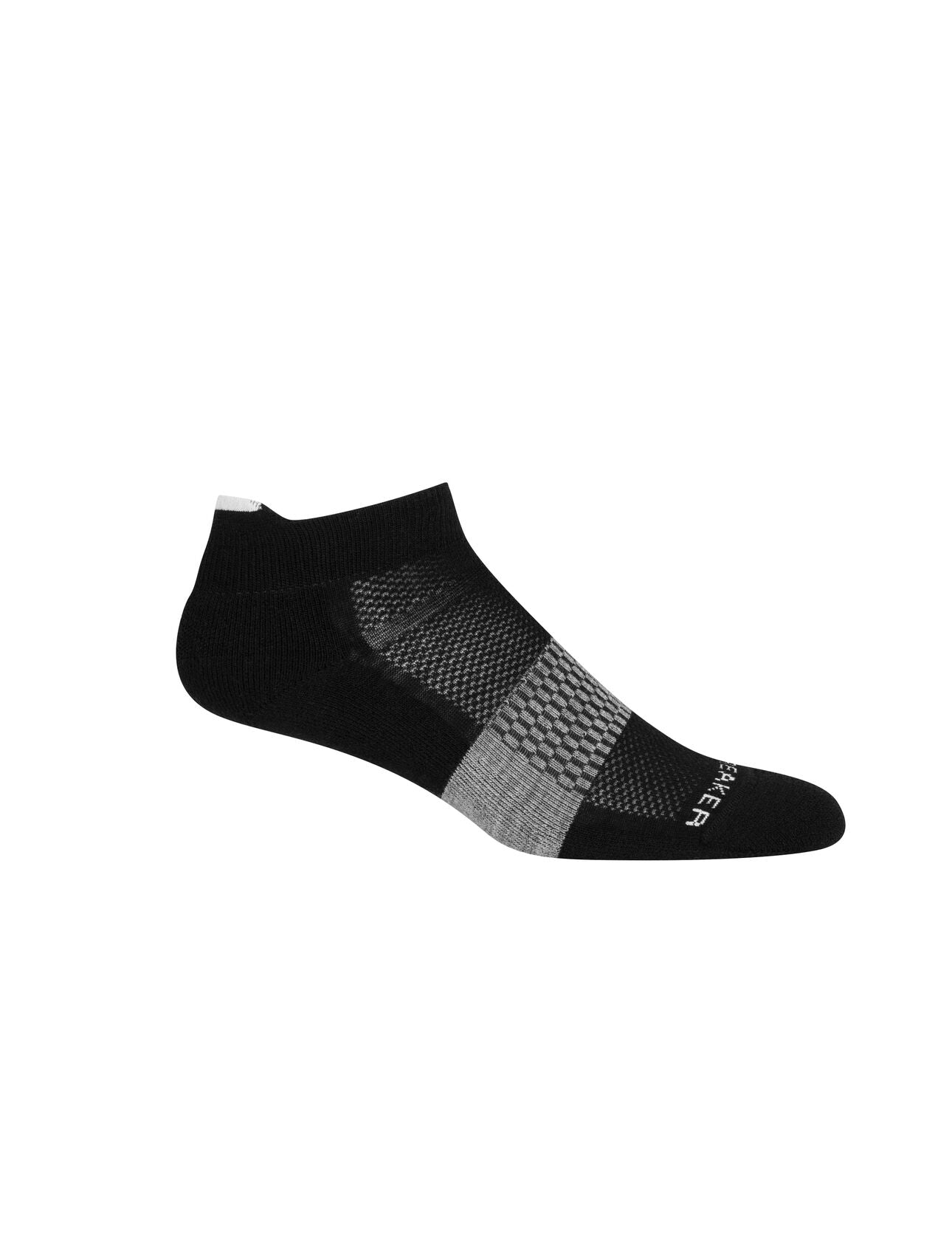 Icebreaker Merino Multisport Light Micro Socks (Women's) - Black/Snow - Find Your Feet Australia Hobart Launceston Tasmania