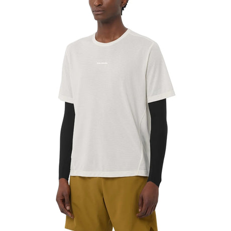 Salomon Shakeout Core Short-Sleeve Tee (Men's) - Whisper White