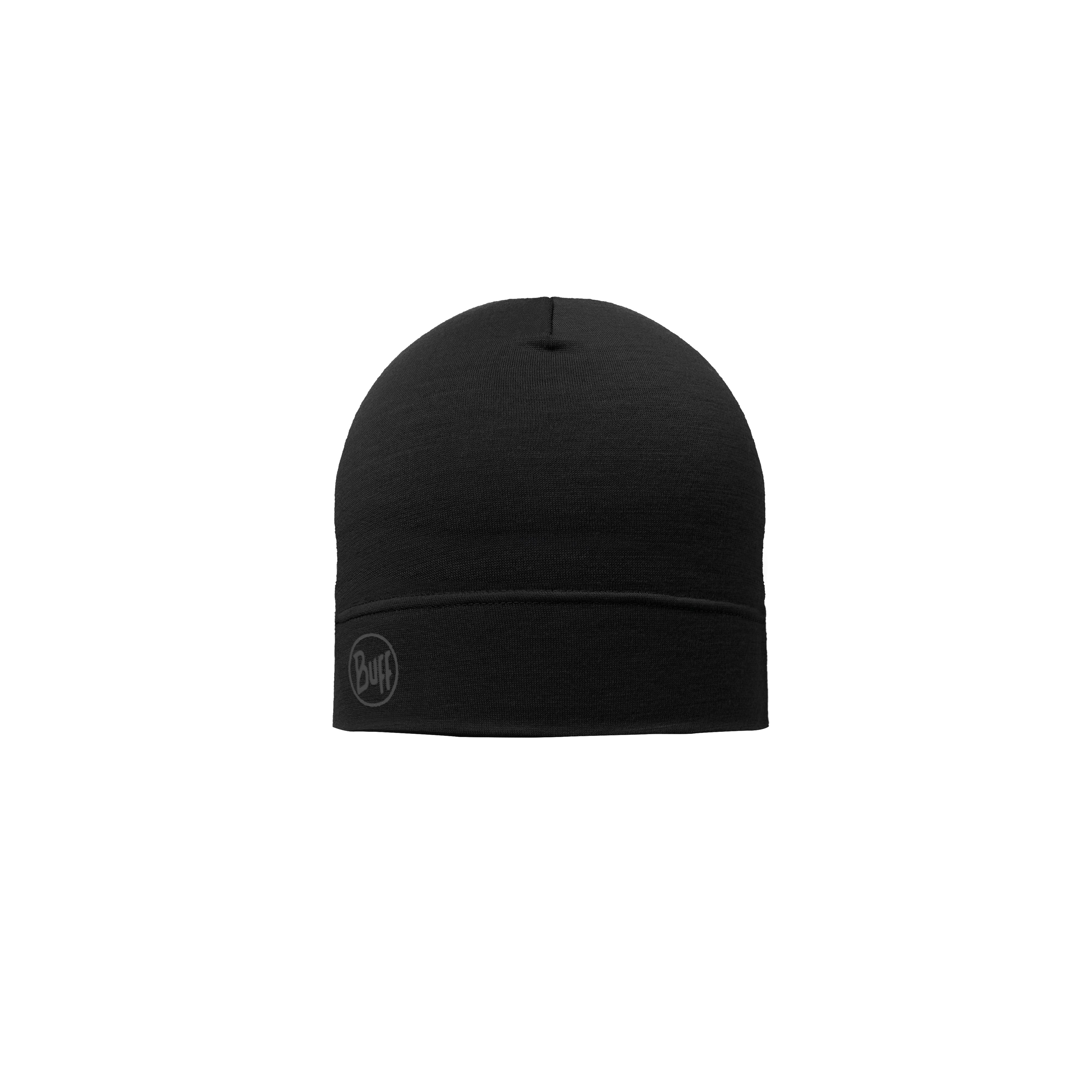 Buff Merino Lightweight Beanie (Unisex) - Solid Black - Find Your Feet Australia Hobart Launceston Tasmania