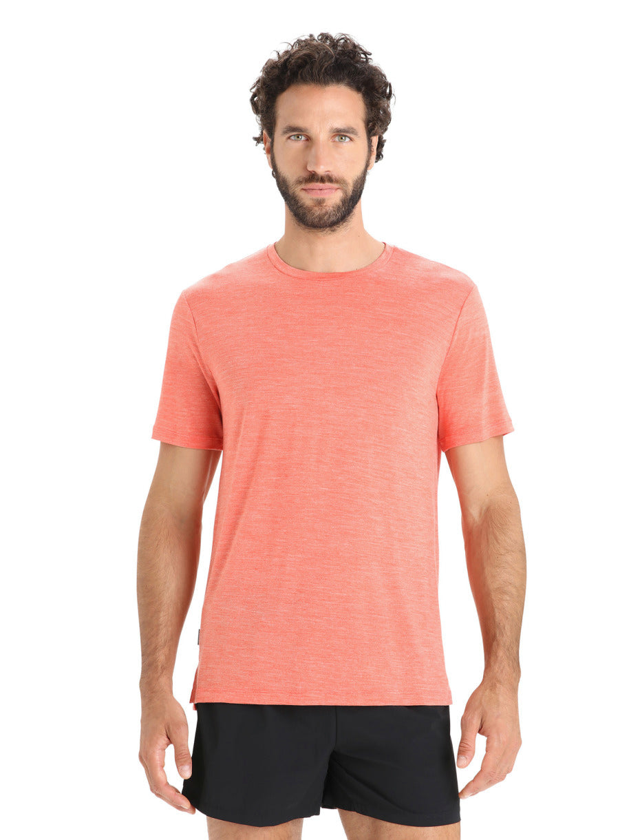 Icebreaker Sphere II SS Crewe (Men's) Vibrant Earth Heather