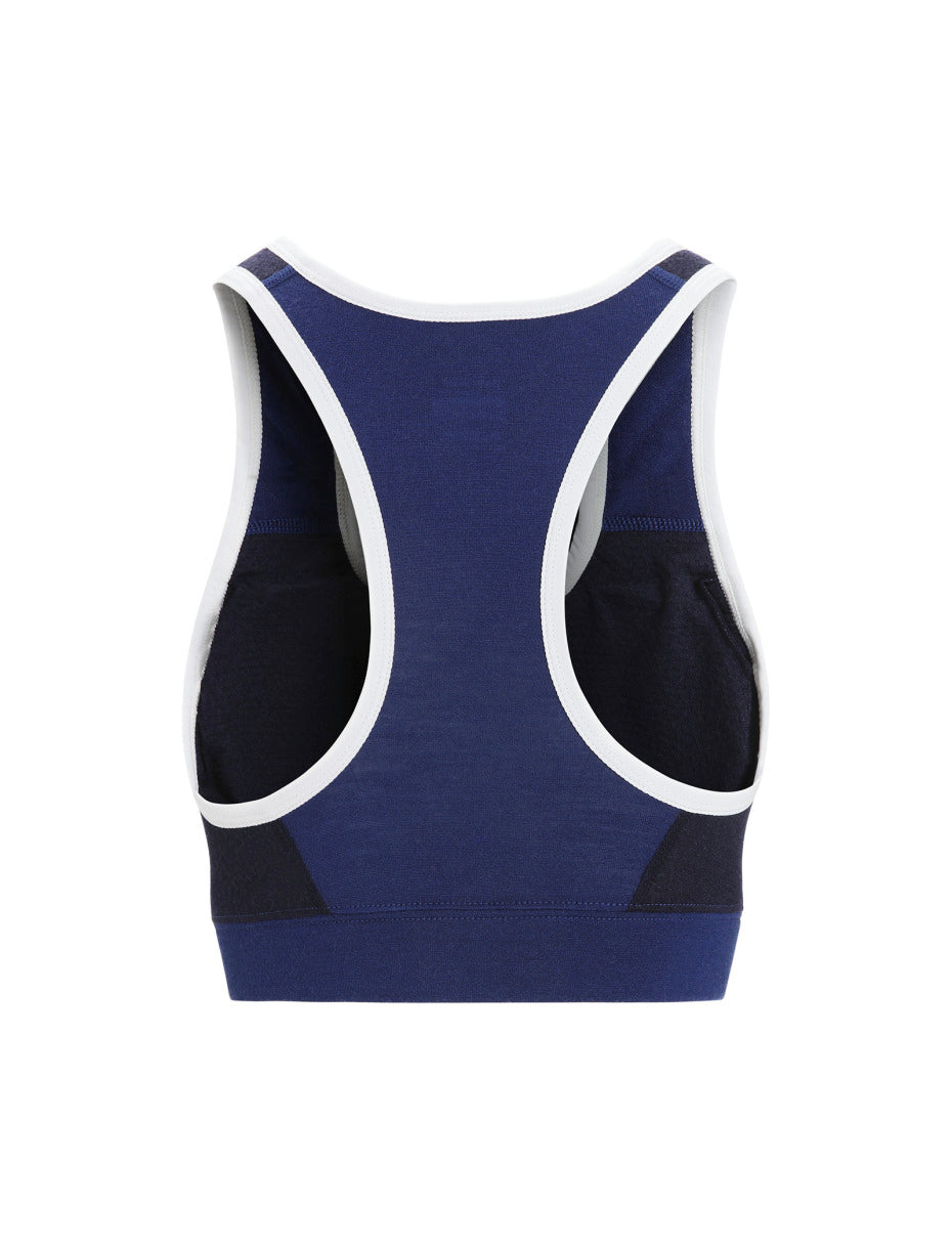 Icebreaker ZoneKnit Sport Bra (Women's) - Find Your Feet Australia Hobart Launceston Tasmania - Royal Navy/Midnight Navy