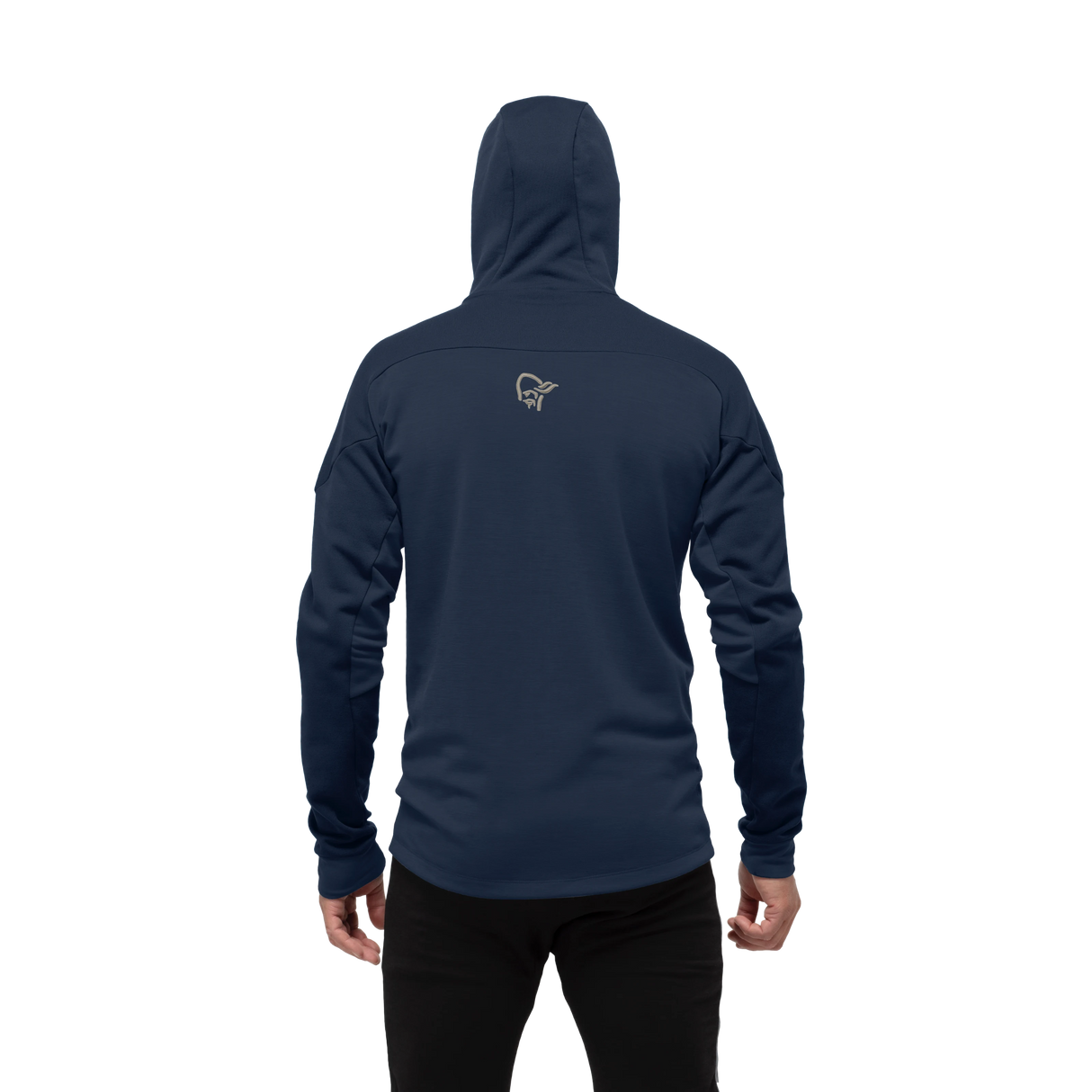 Norrøna Trollveggen Powerstretch Pro Zip Hood (Men's) - Indigo Night - Find Your Feet Australia Hobart Launceston Tasmania