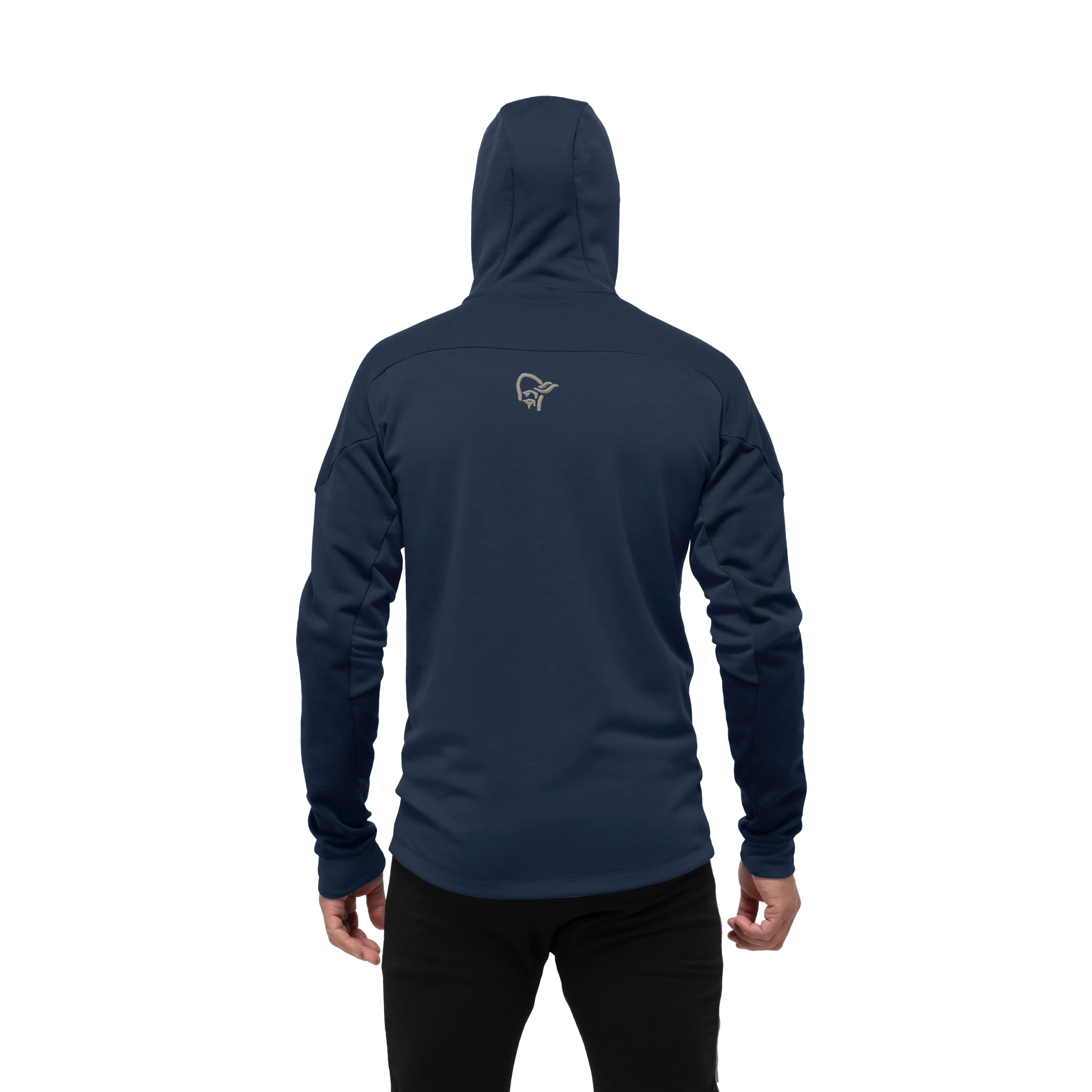 Norrøna Trollveggen Powerstretch Pro Zip Hood (Men's) - Indigo Night - Find Your Feet Australia Hobart Launceston Tasmania