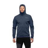 Norrøna Trollveggen Powerstretch Pro Zip Hood (Men's) - Indigo Night - Find Your Feet Australia Hobart Launceston Tasmania