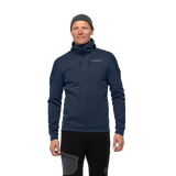 Norrøna Trollveggen Powerstretch Pro Zip Hood (Men's) - Indigo Night - Find Your Feet Australia Hobart Launceston Tasmania