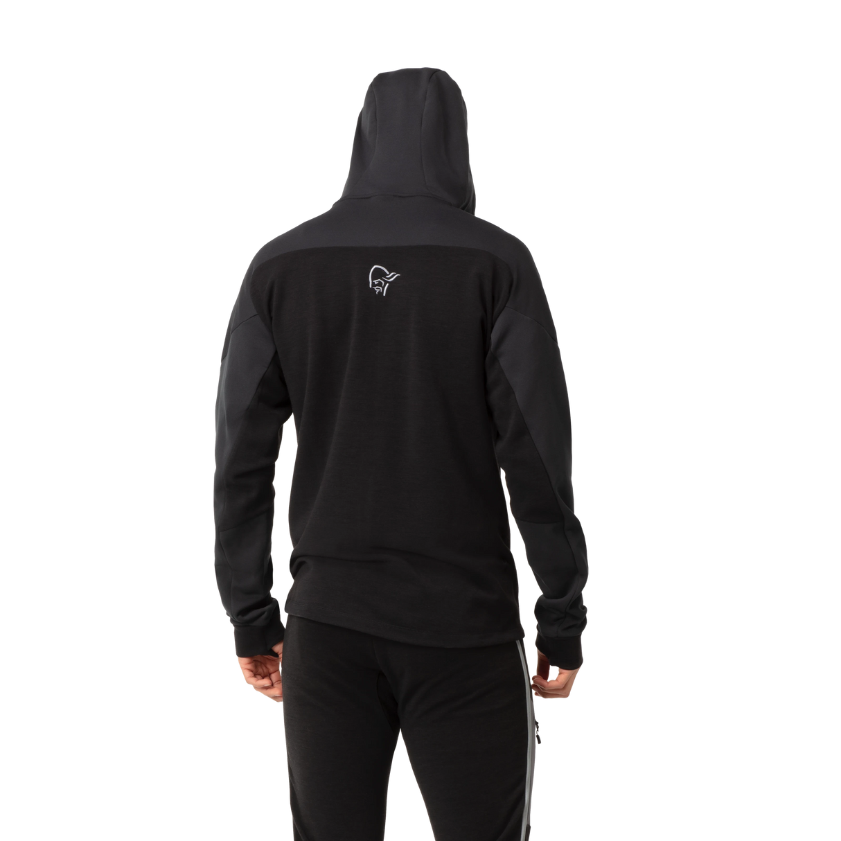 Norrøna Trollveggen Powerstretch Pro Zip Hood (Men's) - Caviar - Find Your Feet Australia Hobart Launceston Tasmania