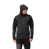 Norrøna Trollveggen Powerstretch Pro Zip Hood (Men's) - Caviar - Find Your Feet Australia Hobart Launceston Tasmania