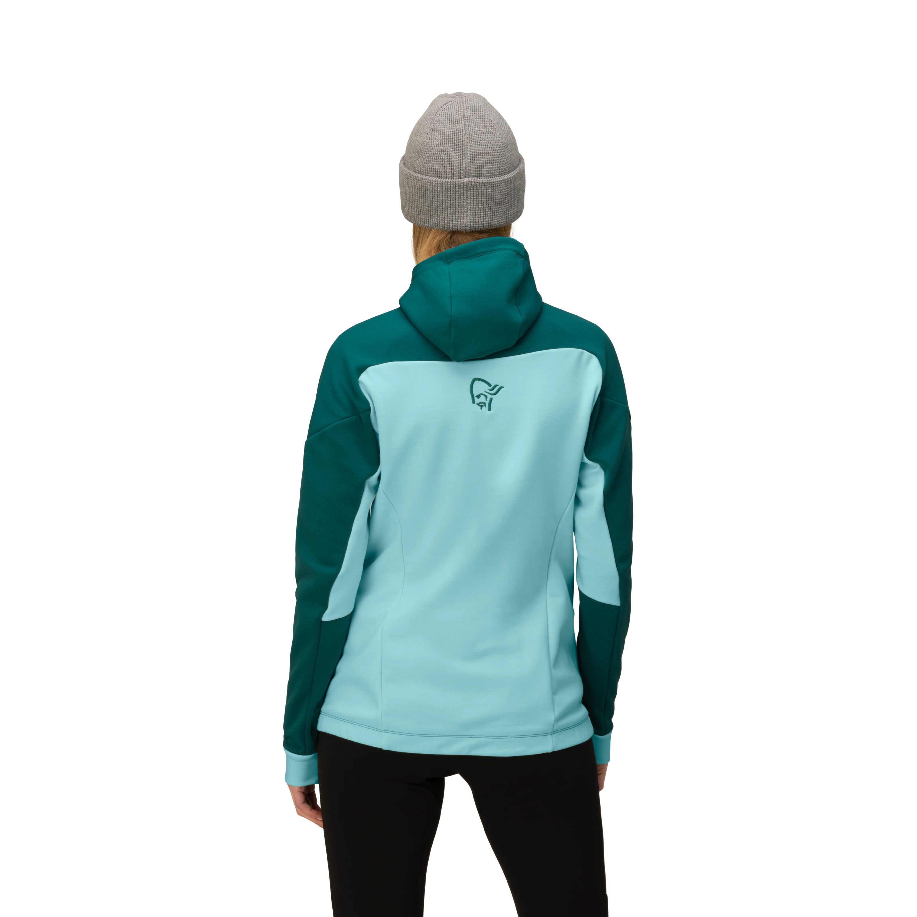 Norrøna Trollveggen Powerstretch Pro Zip Hood (Women's) - Everglade - Find Your Feet Australia Hobart Launceston Tasmania