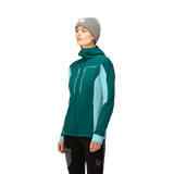 Norrøna Trollveggen Powerstretch Pro Zip Hood (Women's) - Everglade - Find Your Feet Australia Hobart Launceston Tasmania