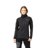 Norrøna Trollveggen Powerstretch Pro Zip Hood (Women's) - Caviar - Find Your Feet Australia Hobart Launceston Tasmania