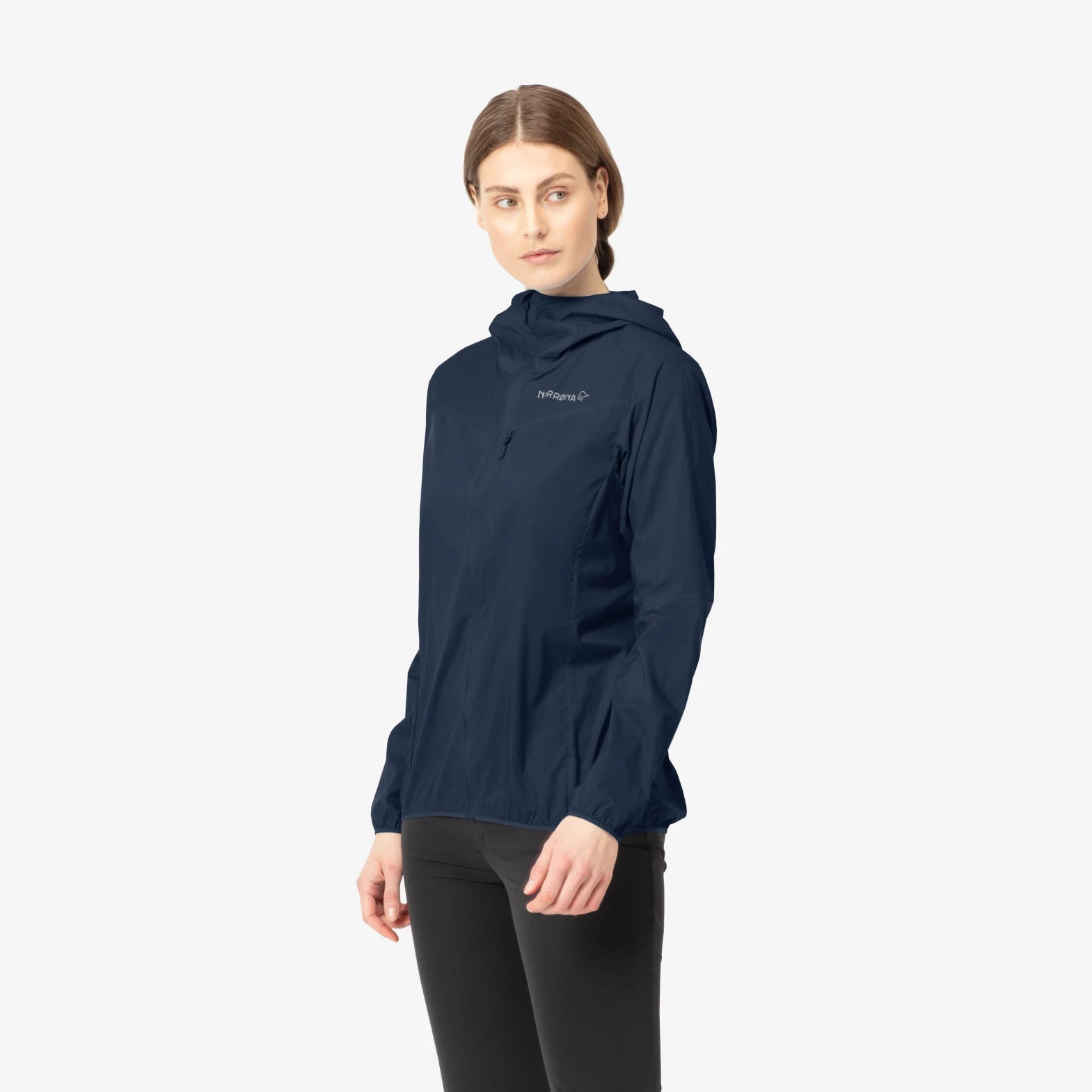 Norrøna Falketind Aero60 Hood (Women's) - Indigo Night - Find Your Feet Australia Hobart Launceston Tasmania