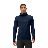Norrøna Falketind Power Grid Zip Hood (Men's) - Indigo Night - Find Your Feet Australia Hobart Launceston Tasmania