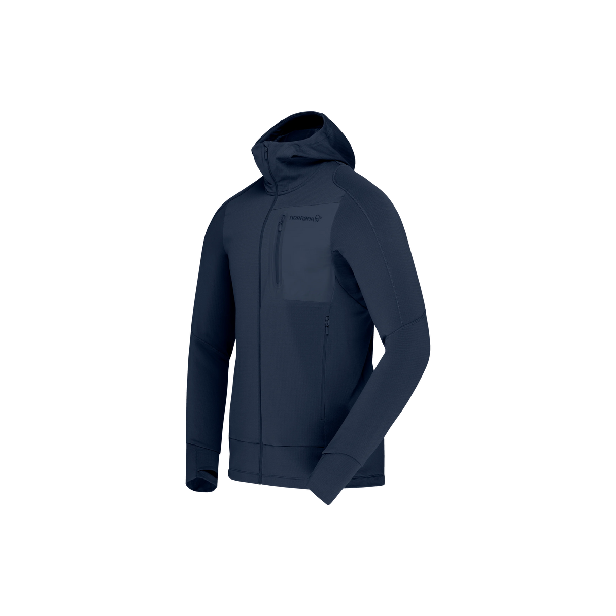 Norrøna Falketind Power Grid Zip Hood (Men's) - Indigo Night - Find Your Feet Australia Hobart Launceston Tasmania