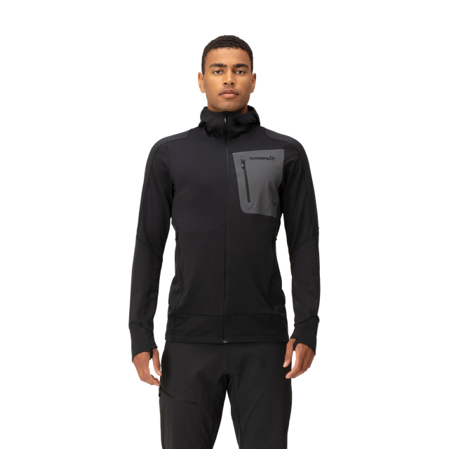 Norrøna Falketind Power Grid Zip Hood (Men's) - Cavier - Find Your Feet Australia Hobart Launceston Tasmania