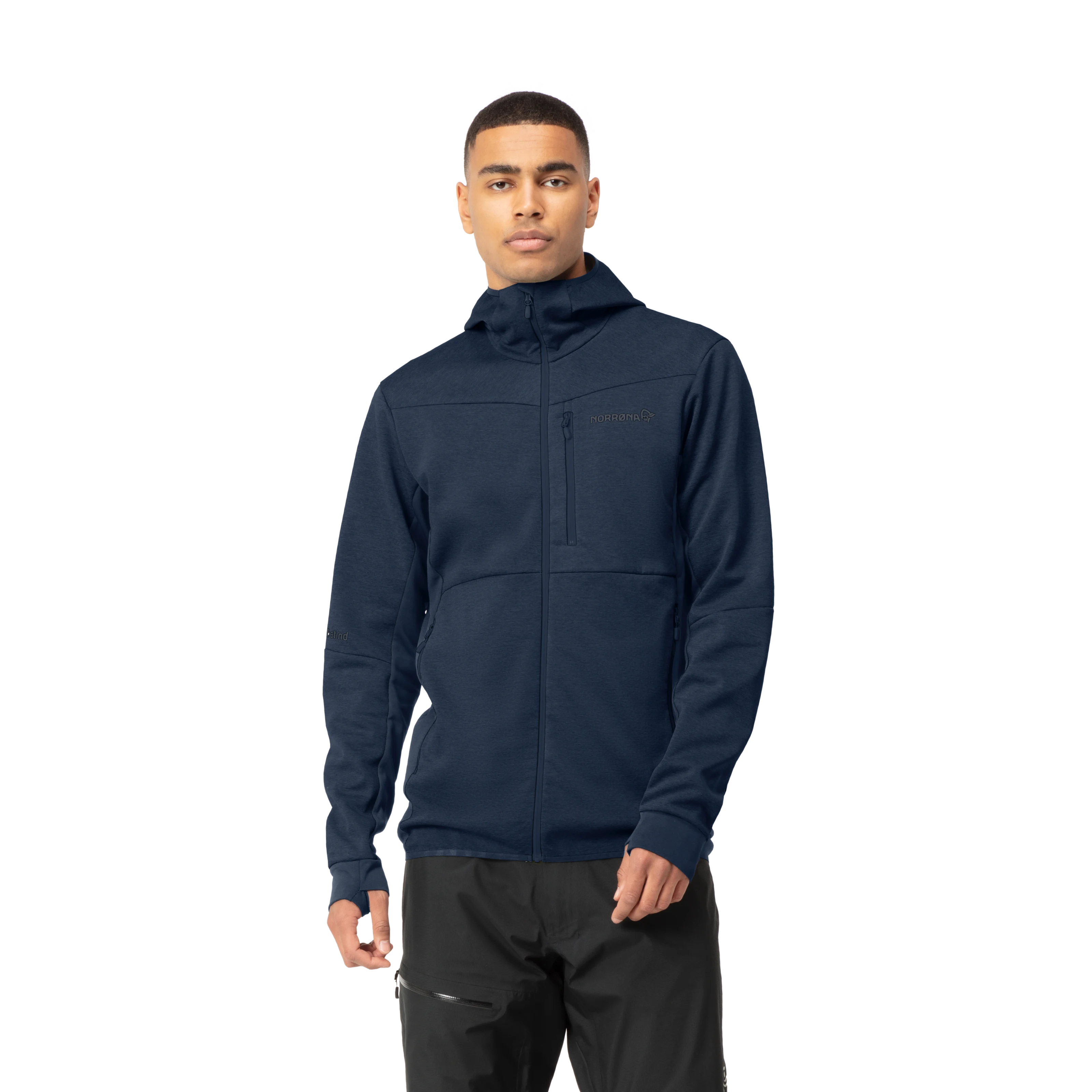 Norrøna Falketind Warm2 Octa Hood (Men's) - Indigo Night - Find Your Feet Australia Hobart Launceston Tasmania