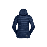 Norrøna Falketind Down750 Hood (Women's) - Indigo Night - Find Your Feet Australia Hobart Launceston Tasmania