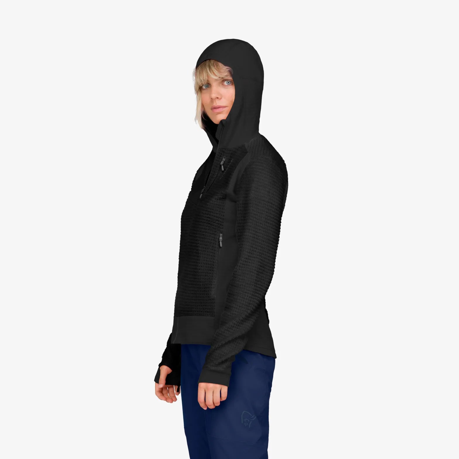 Norrøna Falketind Alpha120 Zip Hood (Women's) - Cavier - Find Your Feet Australia Hobart Launceston Tasmania