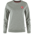 Fjällräven 1960 Logo Badge Sweater (Women's) - Fjallraven - Grey/Melange - Grey - Gray - Red
