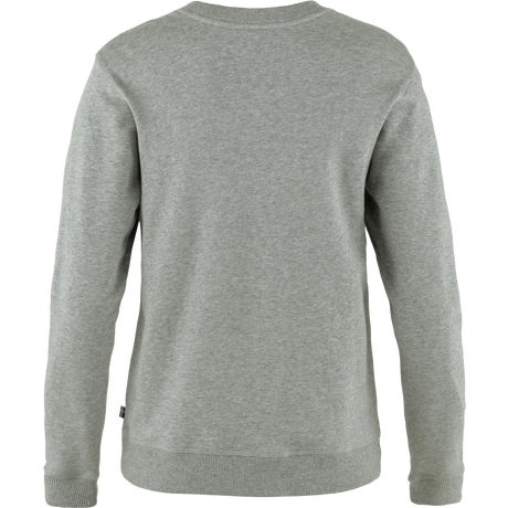 Fjällräven 1960 Logo Badge Sweater (Women's) - Fjallraven - Grey/Melange - Grey - Gray - Red