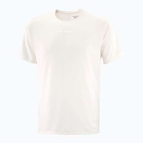 Salomon Sense Aero Short Sleeve Tee GFX (Men's) - SS - Whisper White/White - Find Your Feet Australia Hobart Launceston Tasmania