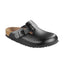 Birkenstock Boston Smooth Leather - Regular (Unisex) - Black - Find Your Feet Australia Hobart Launceston Tasmania