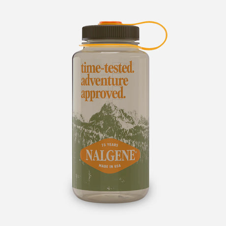 Nalgene Wide Mouth Sustain Water Bottle - 75th Anniversary Print - 1L - Find Your Feet Australia Hobart Launceston Tasmania
