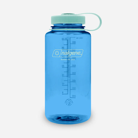 Nalgene Wide Mouth Sustain Water Bottle - Cornflower Blue - 1L - Find Your Feet Australia Hobart Launceston Tasmania