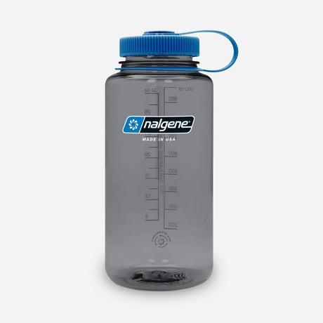 Nalgene Wide Mouth Sustain Water Bottle - Grey - 1L - Find Your Feet Australia Hobart Launceston Tasmania