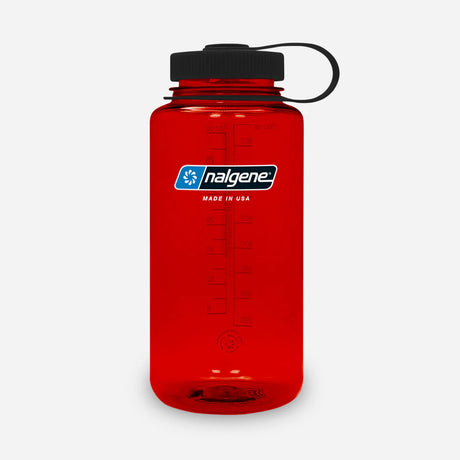Nalgene Wide Mouth Sustain Water Bottle - Red - 1L - Find Your Feet Australia Hobart Launceston Tasmania