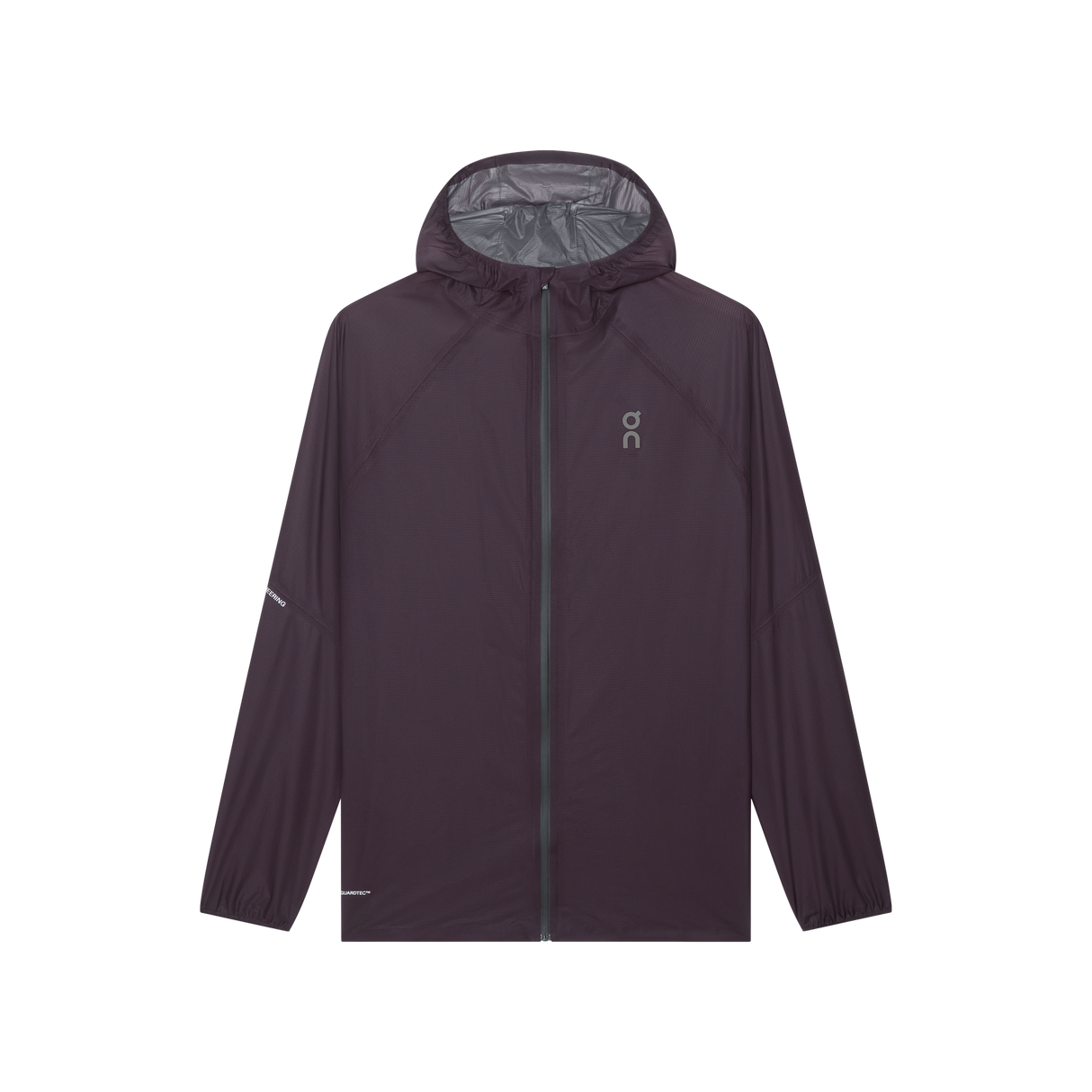 Purple rain jacket with a brand logo on a white background - On Ultra Jacket (Men's) - Urchin