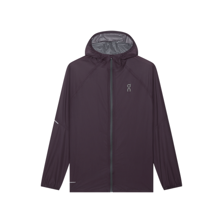 Purple rain jacket with a brand logo on a white background - On Ultra Jacket (Men's) - Urchin