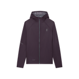 Dark purple jacket with a hood on a white background - On Ultra Jacket (Women's) - Urchin