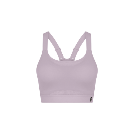 Light purple sports bra on a white background - On Performance Bra (Women's) - Foxglove