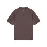 Brown t-shirt with a logo on a white background - On Trail-T Solar (Women's) - Mulberry