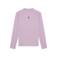 Purple long-sleeve shirt with a logo on a white background - On Trail Long-T Solar (Women's) - Foxglove