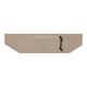 Beige waist bag with a black strap on a white background - On Speed Belt (Unisex) - Fog
