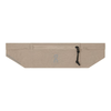 Beige waist bag with a black strap on a white background - On Speed Belt (Unisex) - Fog