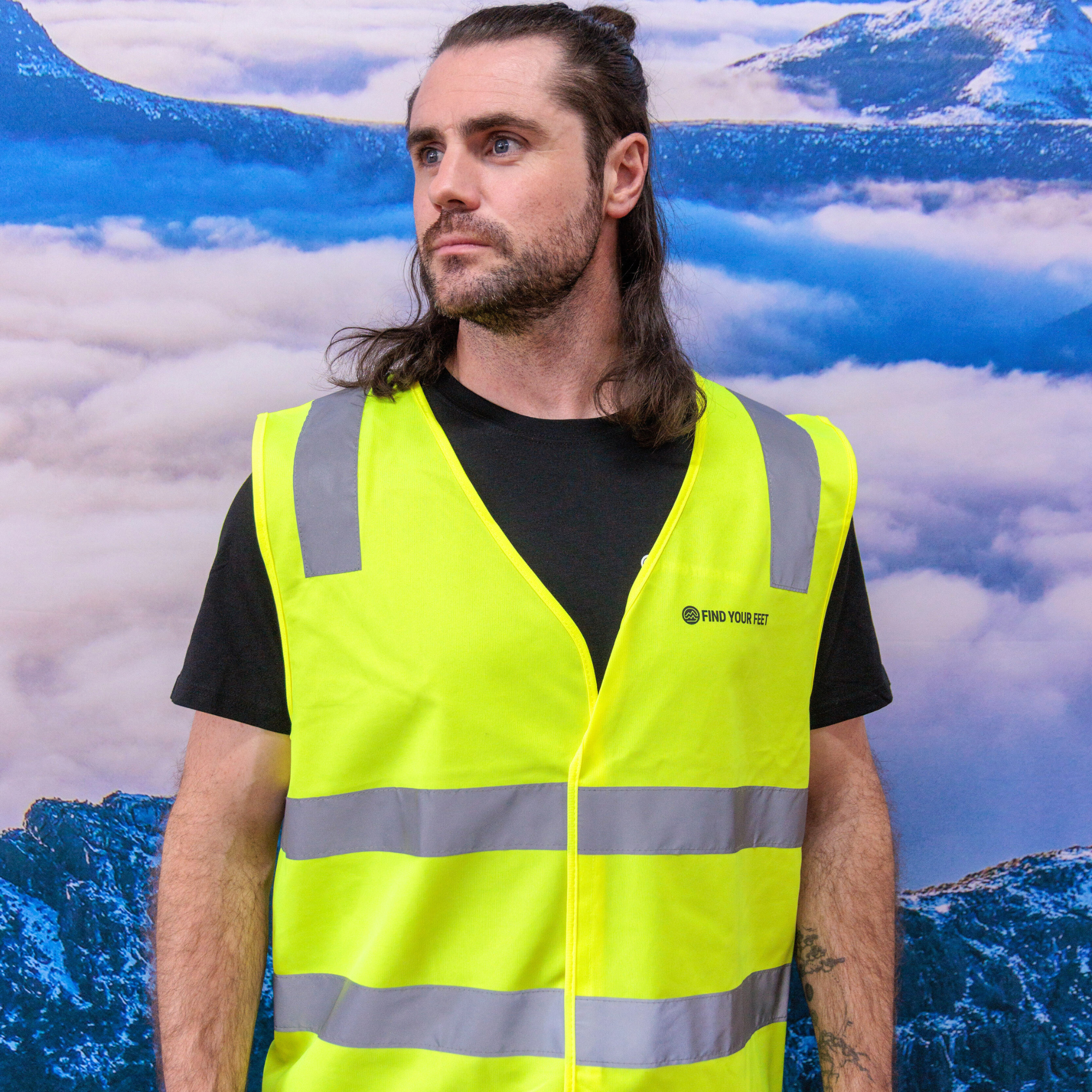 Find Your Feet High Visibility Safety Vest Night/Day Class (Unisex)