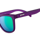 goodr GARDENING WITH A KRAKEN Purple sunglasses with blue lenses on a white background