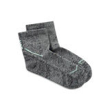 BUFF DryFlx Quarter Socks (Unisex) - Light Grey