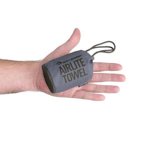 Sea To Summit Airlite Towel - Beluga - Black