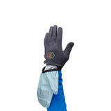Black Diamond Gridtech Storm Hood Gloves - Carbon/Glacier