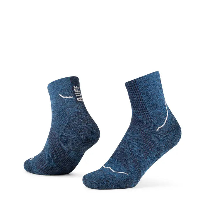 BUFF DryFlx Quarter Socks (Unisex) - Blue